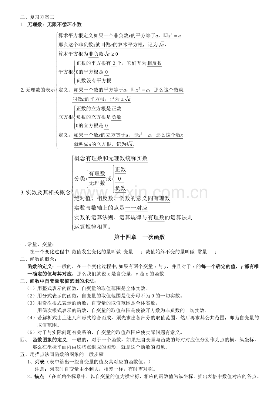 八年级上数学复习提纲上课讲义.doc_第3页