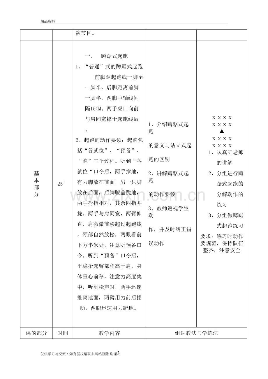 水平三蹲踞式起跑教案教学教材.doc_第3页