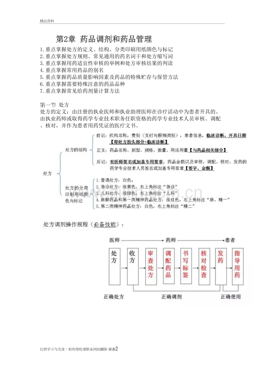 第二章-药品调剂和药品管理讲解学习.doc_第2页