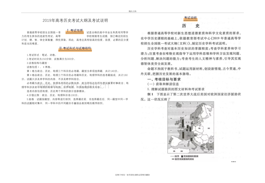 2019年高考历史考试考试大纲和考试说明知识讲解.doc_第2页