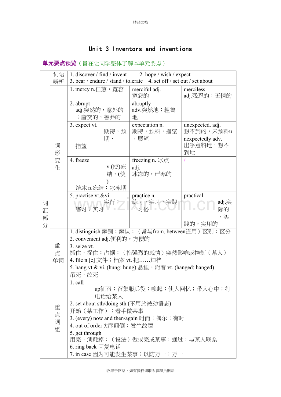 选修八unit3知识点讲课讲稿.doc_第2页