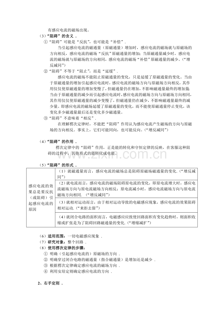 高中物理选修3-2第一章知识点详解版word版本.doc_第2页