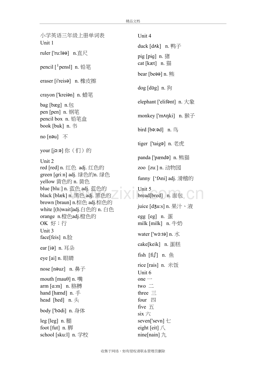 小学英语单词表说课材料.doc_第2页