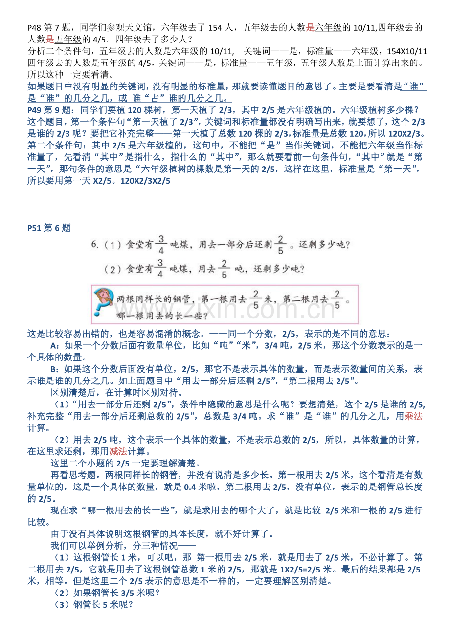 苏教版六年级下册数学错题难题整理教学提纲.doc_第3页