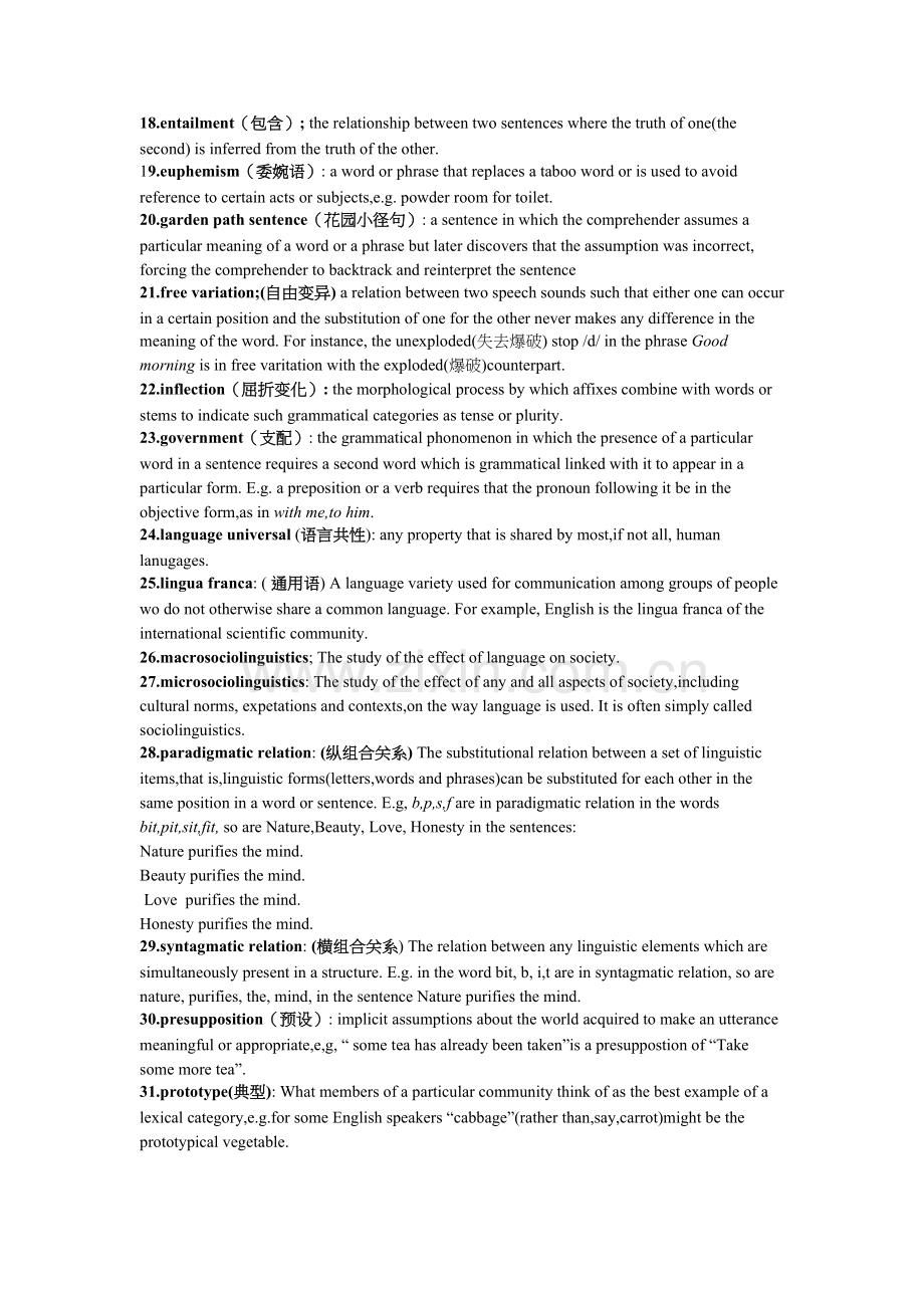 语言学的名词解释教案资料.doc_第3页