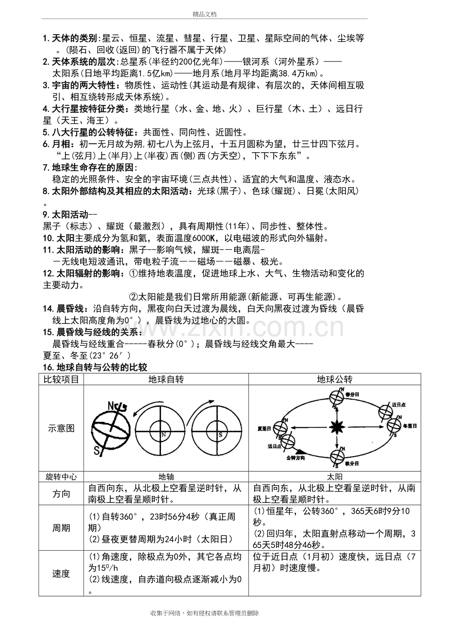 -高一地理必修一知识点总结教学提纲.doc_第3页