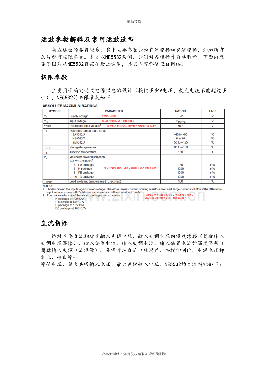 运放关键参数及选型原则复习过程.doc_第2页