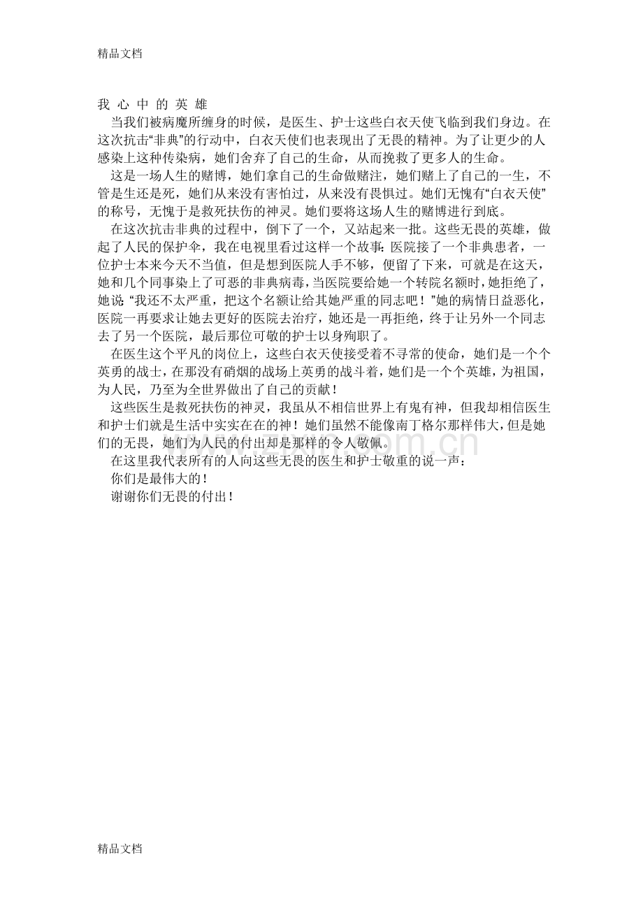 我心中的英雄演讲稿资料.doc_第2页