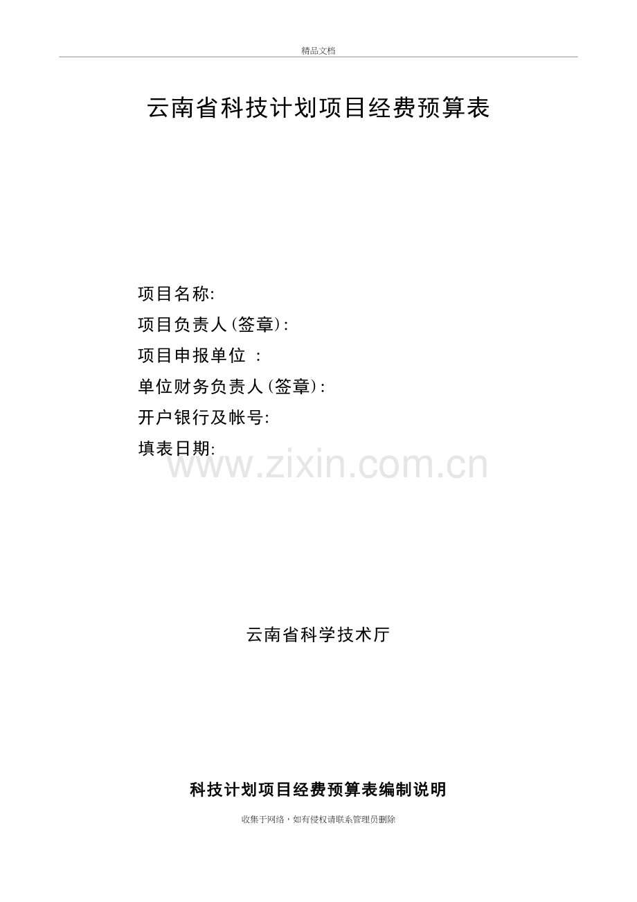 公司计划项目经费预算表教学提纲.doc_第2页