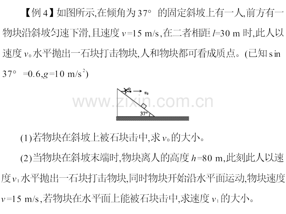 4.4平抛运动与斜面模型doc资料.ppt_第2页