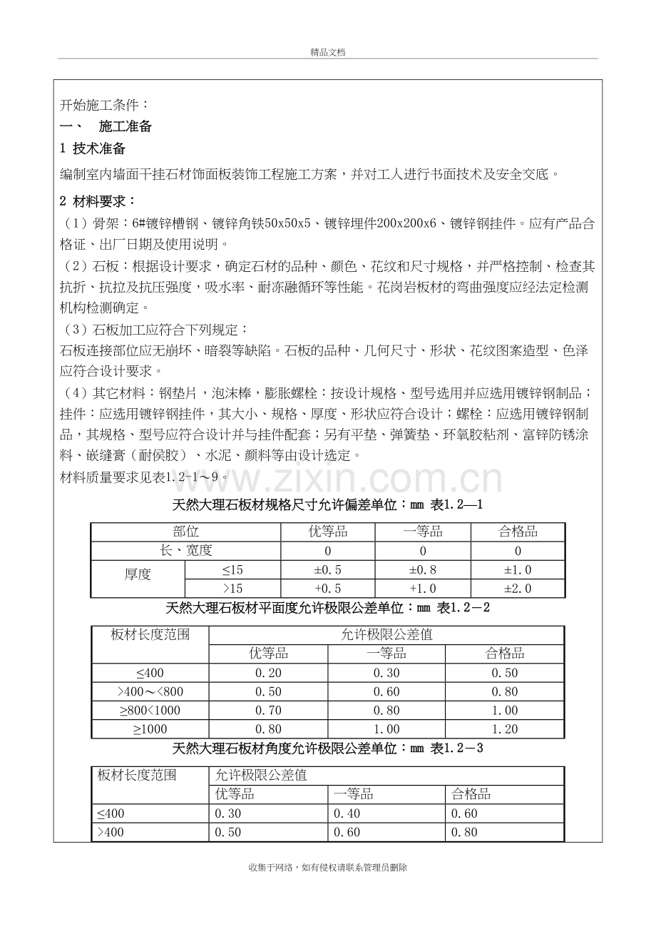 干挂石材墙面技术交底教学文案.doc_第3页