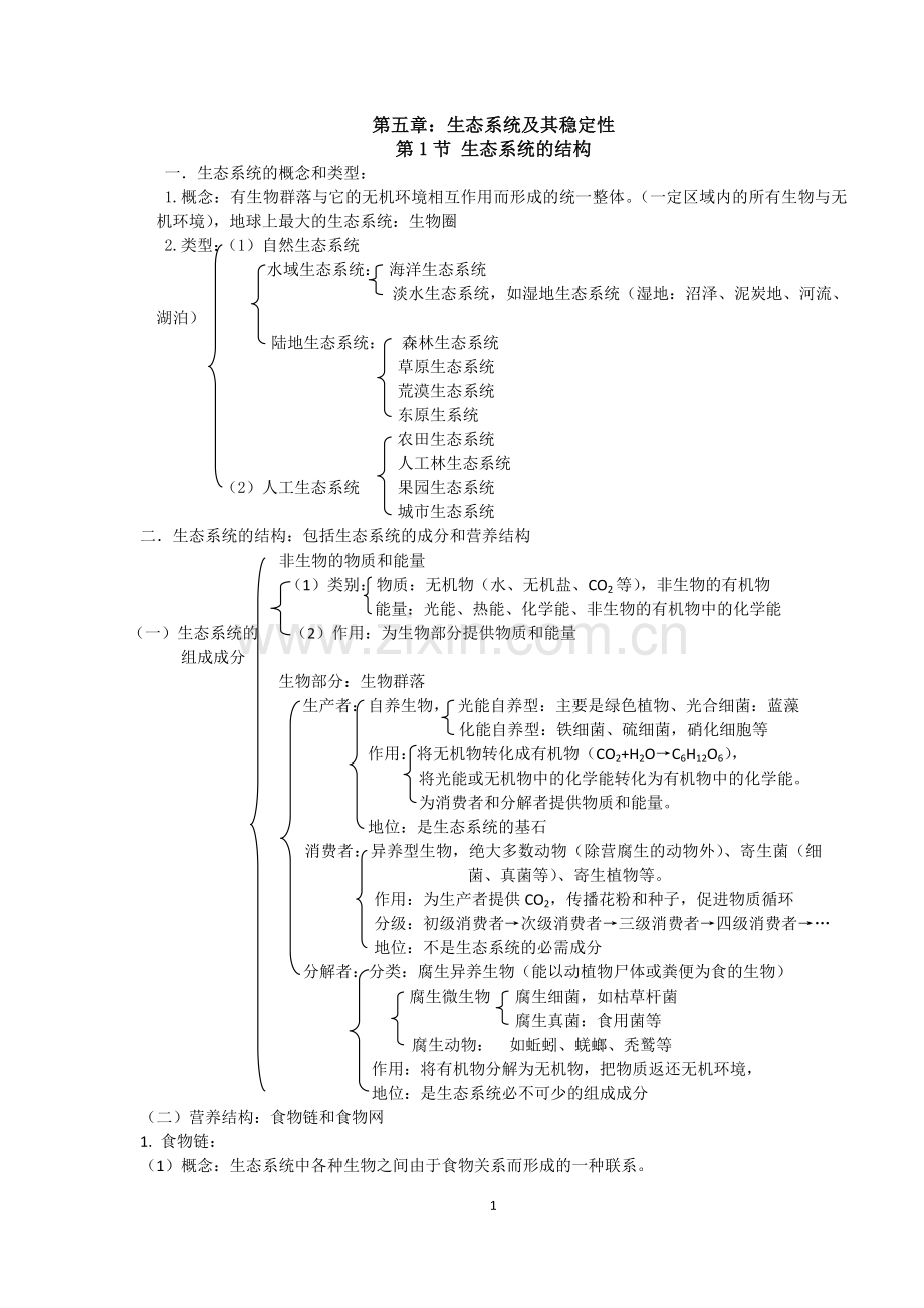 高中生物必修3第5、6章知识点讲课稿.doc_第1页