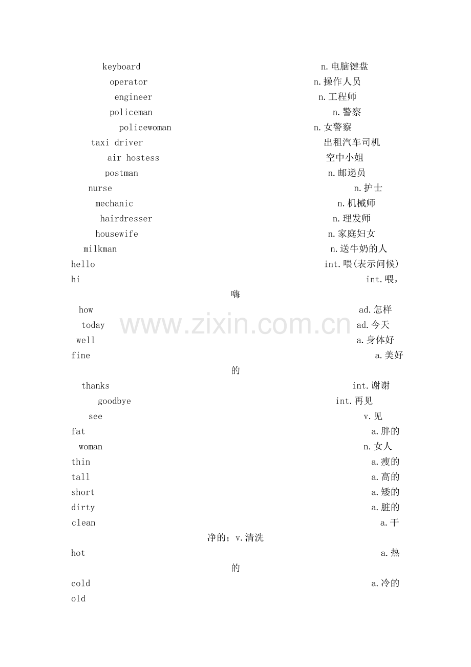 新概念英语第一册单词大全(900个)复习过程.doc_第3页