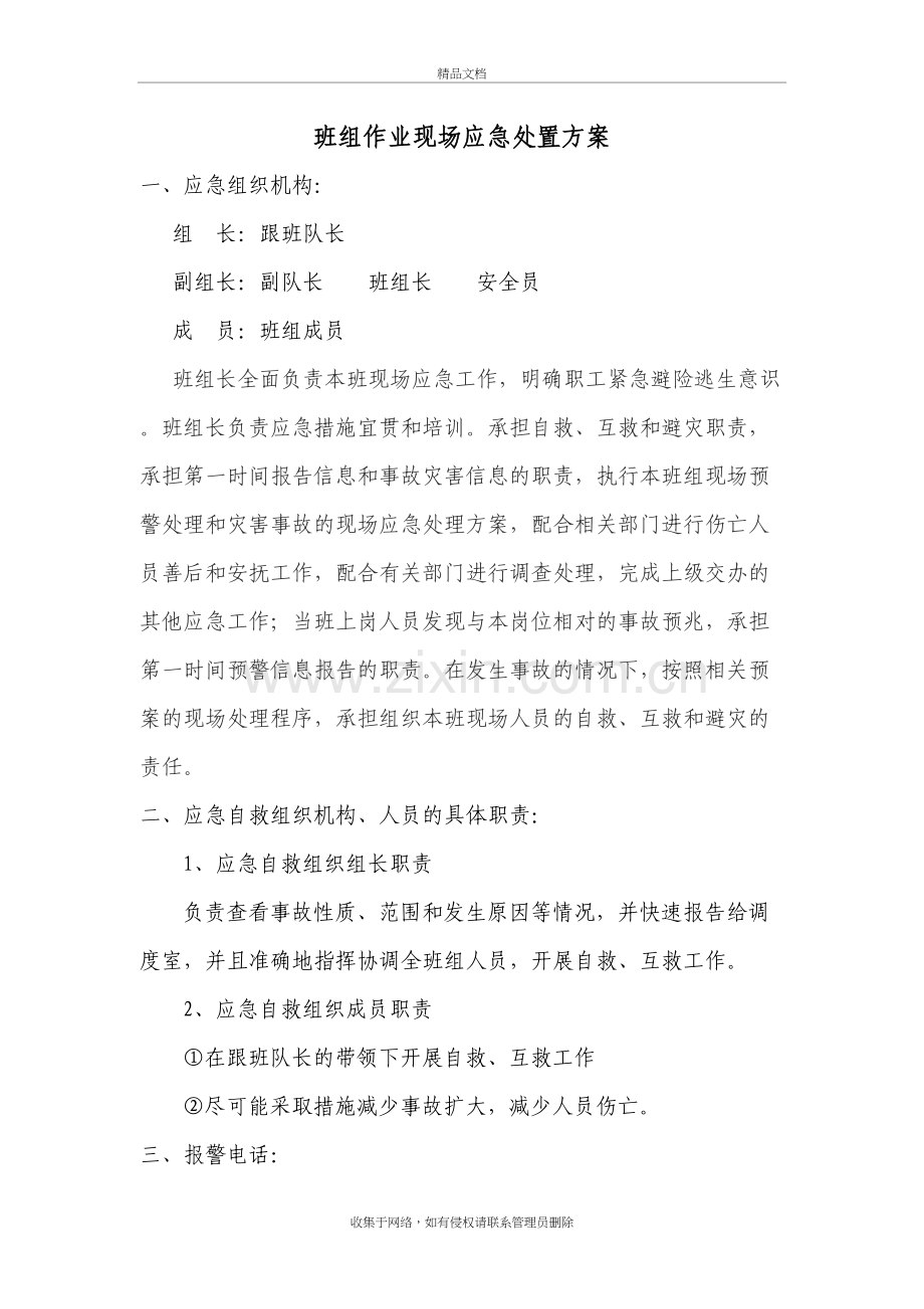 班组作业现场应急处置方案学习资料.doc_第2页