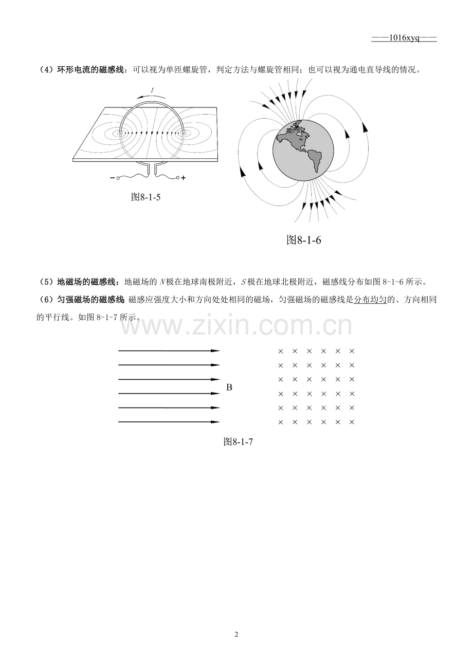 高中物理磁场知识点总结学习资料.doc_第2页