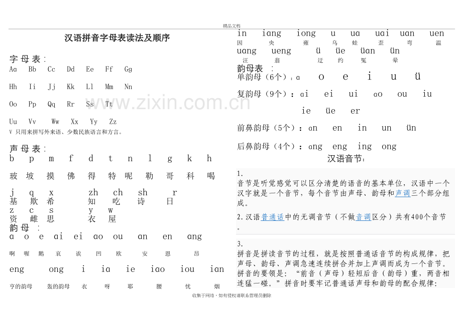 汉语拼音字母表读法及顺序doc资料.doc_第2页