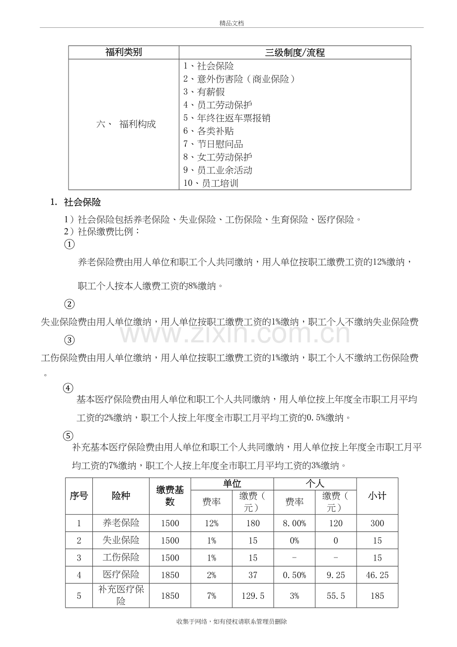 公司福利制度教学文案.doc_第3页