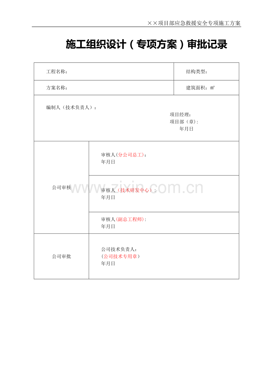 施工现场应急救援预案方案.doc_第2页