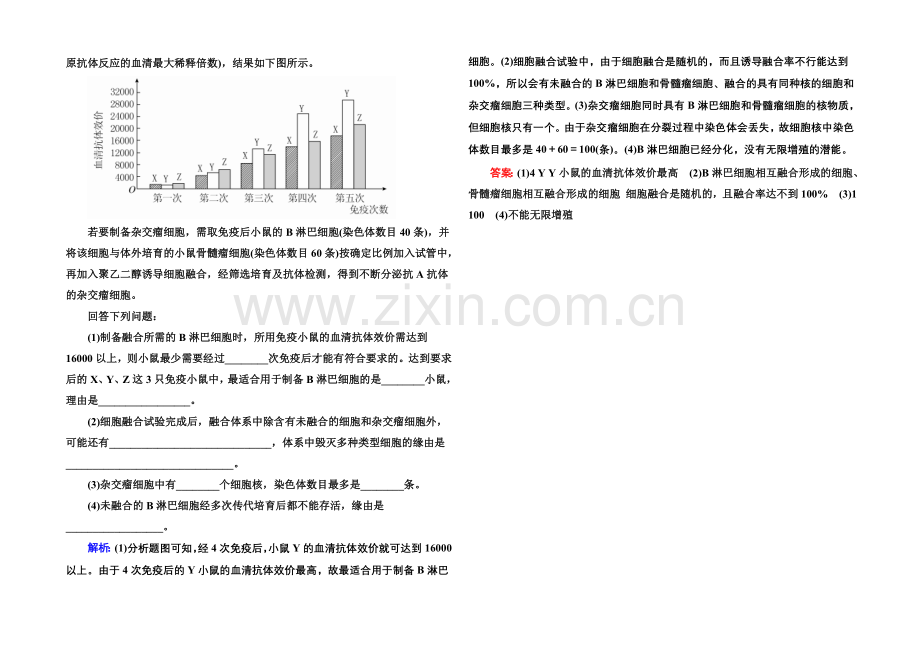 《金版教程》2022届高考生物一轮总复习随堂高考分组集训-10-38细胞工程-.docx_第2页