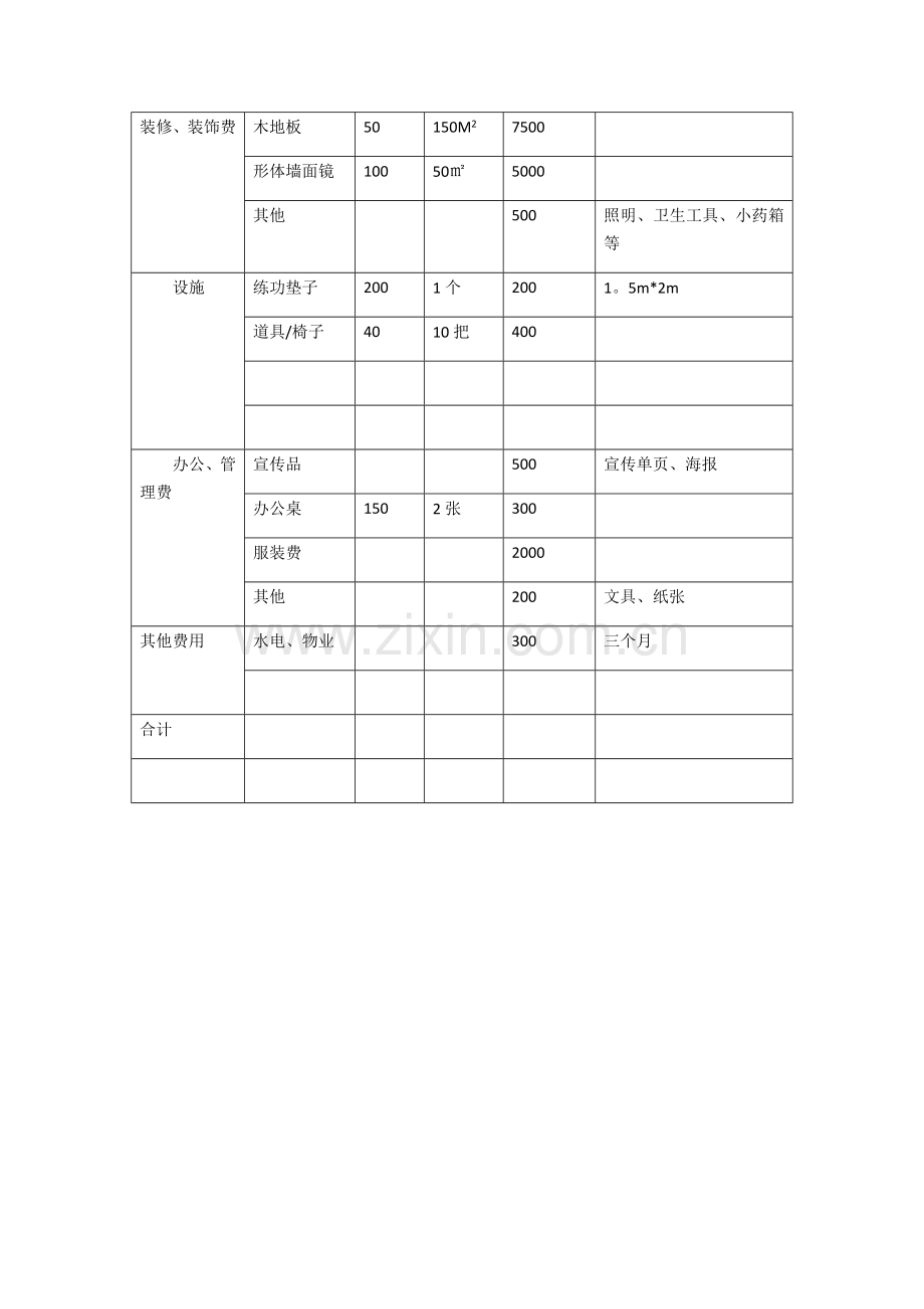 舞蹈室初步计划书.doc_第3页