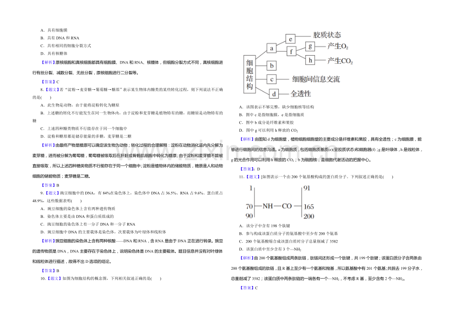 2021高考生物阶段示范性金考卷(1).docx_第2页