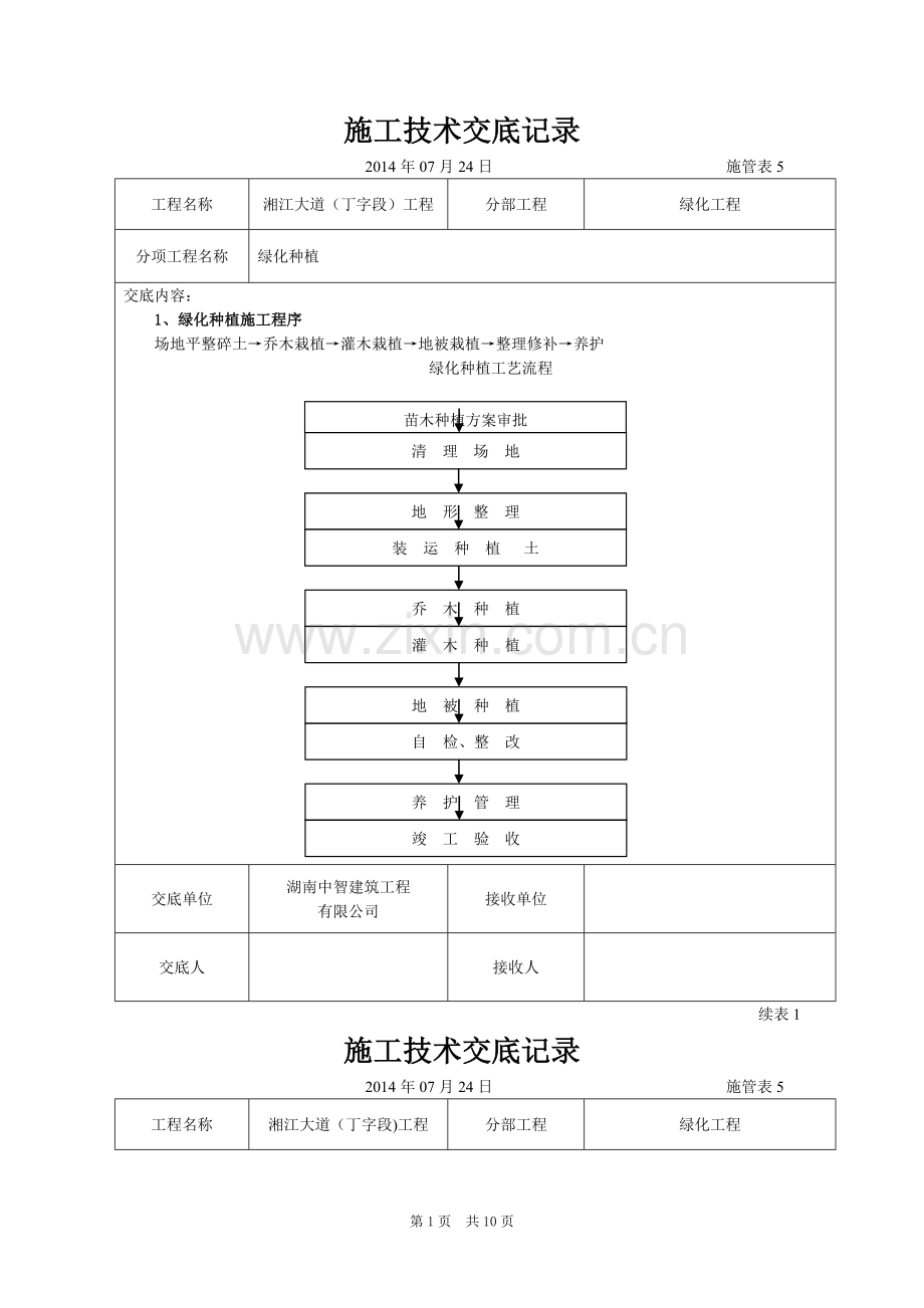 绿化工程施工技术交底.doc_第1页