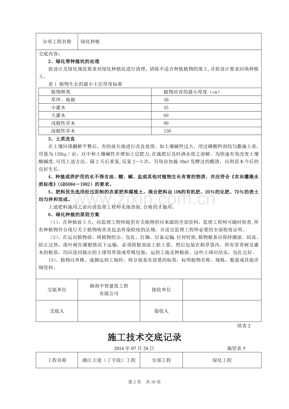 绿化工程施工技术交底.doc_第2页