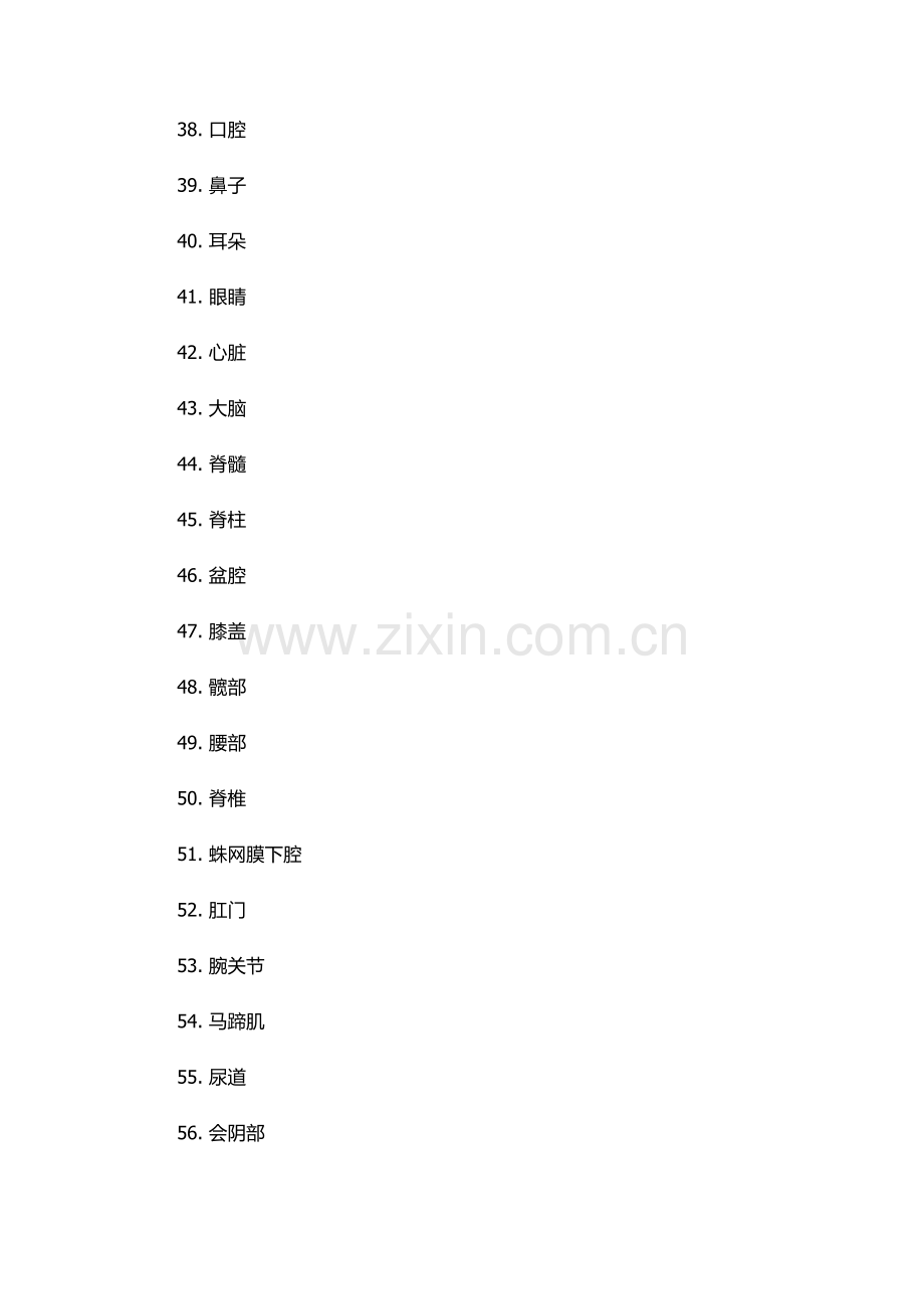 含身体部位的词语.docx_第3页