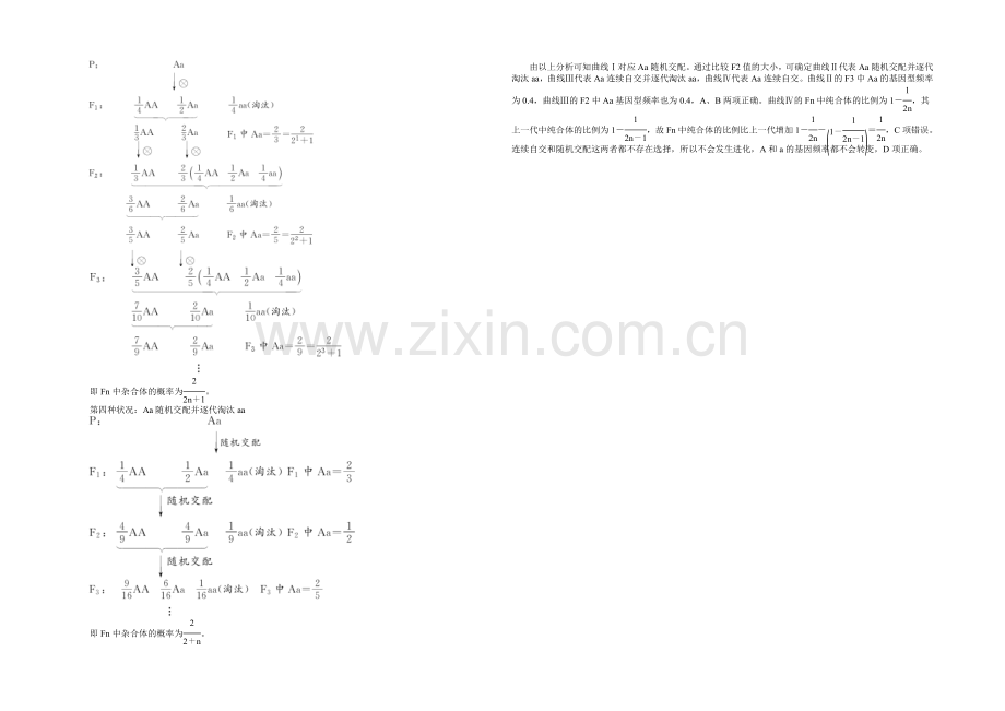 2020届高考生物二轮复习-第五单元-专题11-基因的分离定律-Word版含解析.docx_第2页