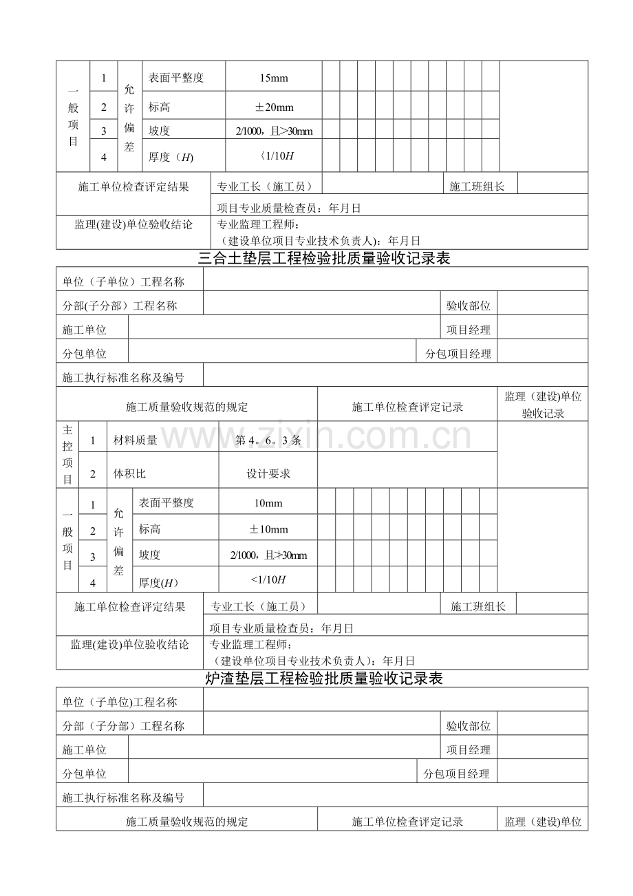 建筑工程装饰装修工程质量验收专用表格.doc_第3页