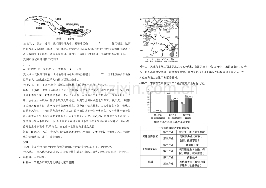 2021届高考地理二轮复习练习：题型2-地理事象判断型综合题.docx_第2页