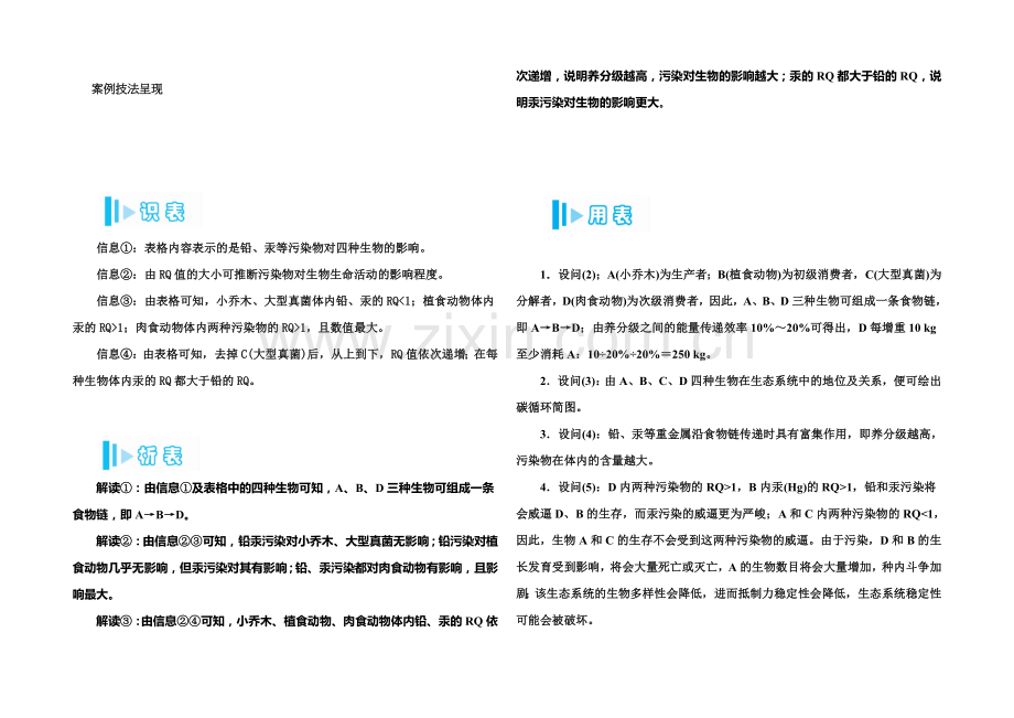 2022届高考生物一轮复习单元排查通关(11)高考可能出现的题型-.docx_第2页