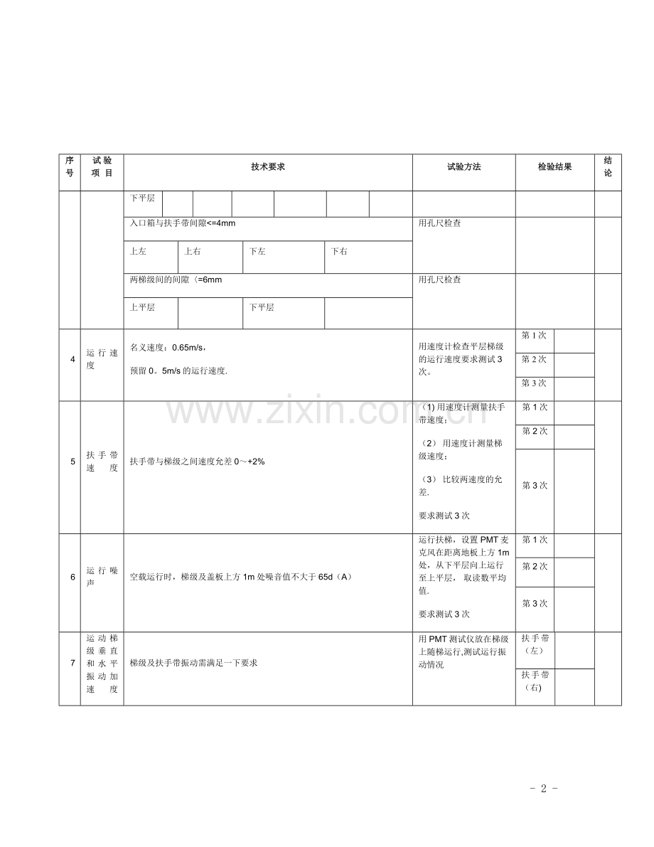 扶梯验收表格.doc_第2页