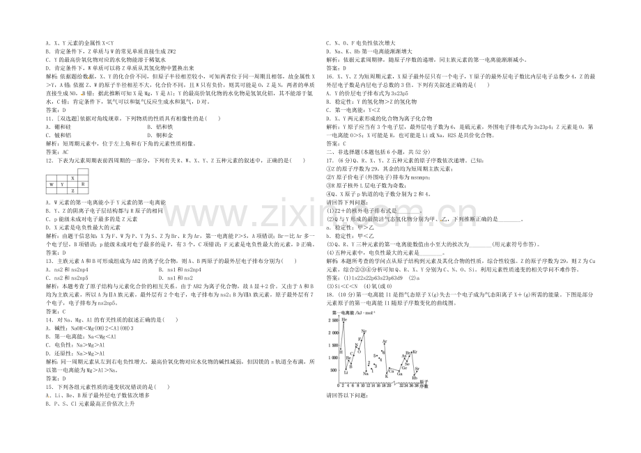 2020-2021人教版化学选修三-第一章-原子结构与性质章末复习.docx_第2页