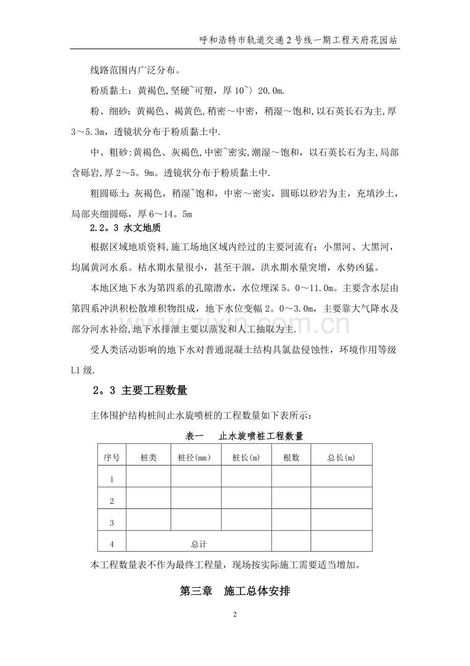 三重管高压旋喷桩施工方案.doc_第3页