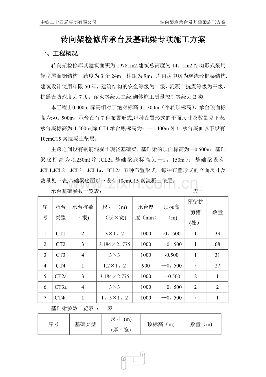 基础梁及承台专项施工方案.doc_第2页