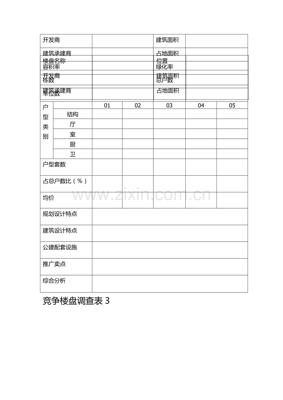 竞争楼盘调查表.doc_第2页