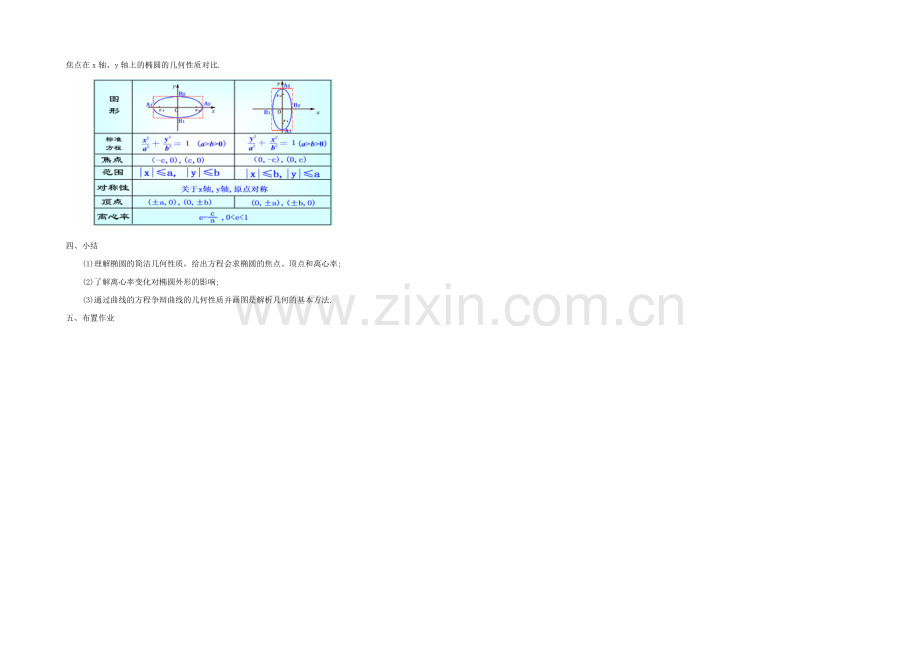 2020年高中数学同步教案：第2章-圆锥曲线-椭圆第二课时(北师大版选修1-1).docx_第3页