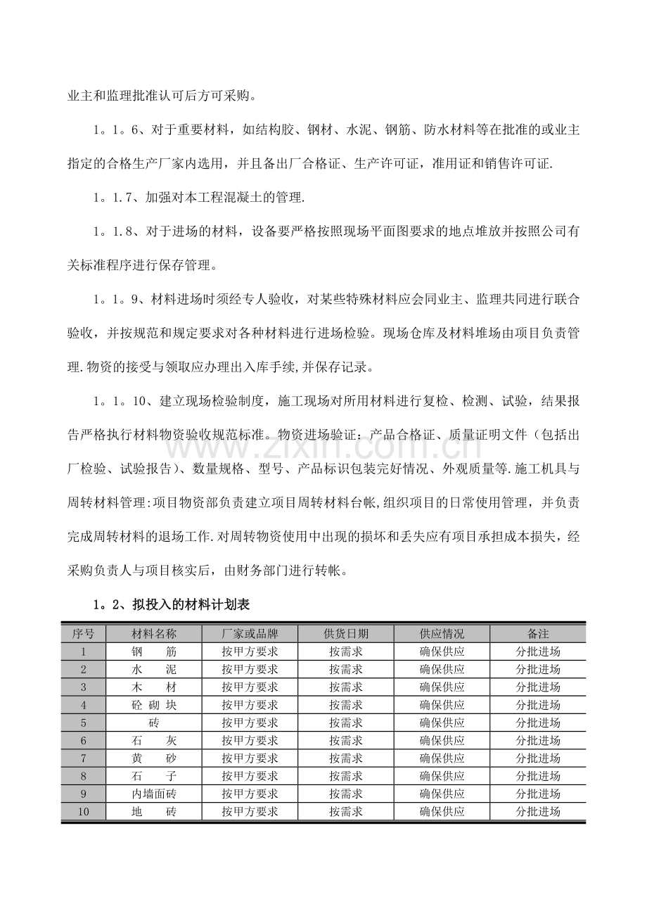 主要物资和施工机械设备情况.doc_第2页