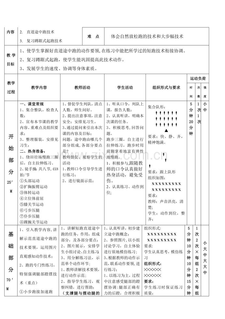 田径短跑途中跑教案.doc_第3页