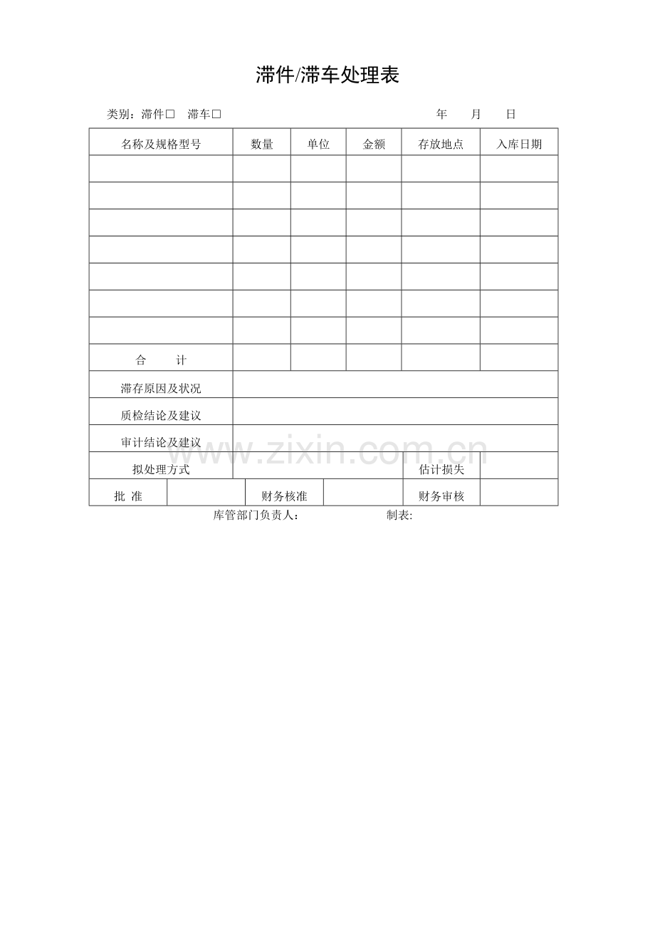 仓库管理表格大全汇总-仓库管理全套常用表格模板.doc_第3页