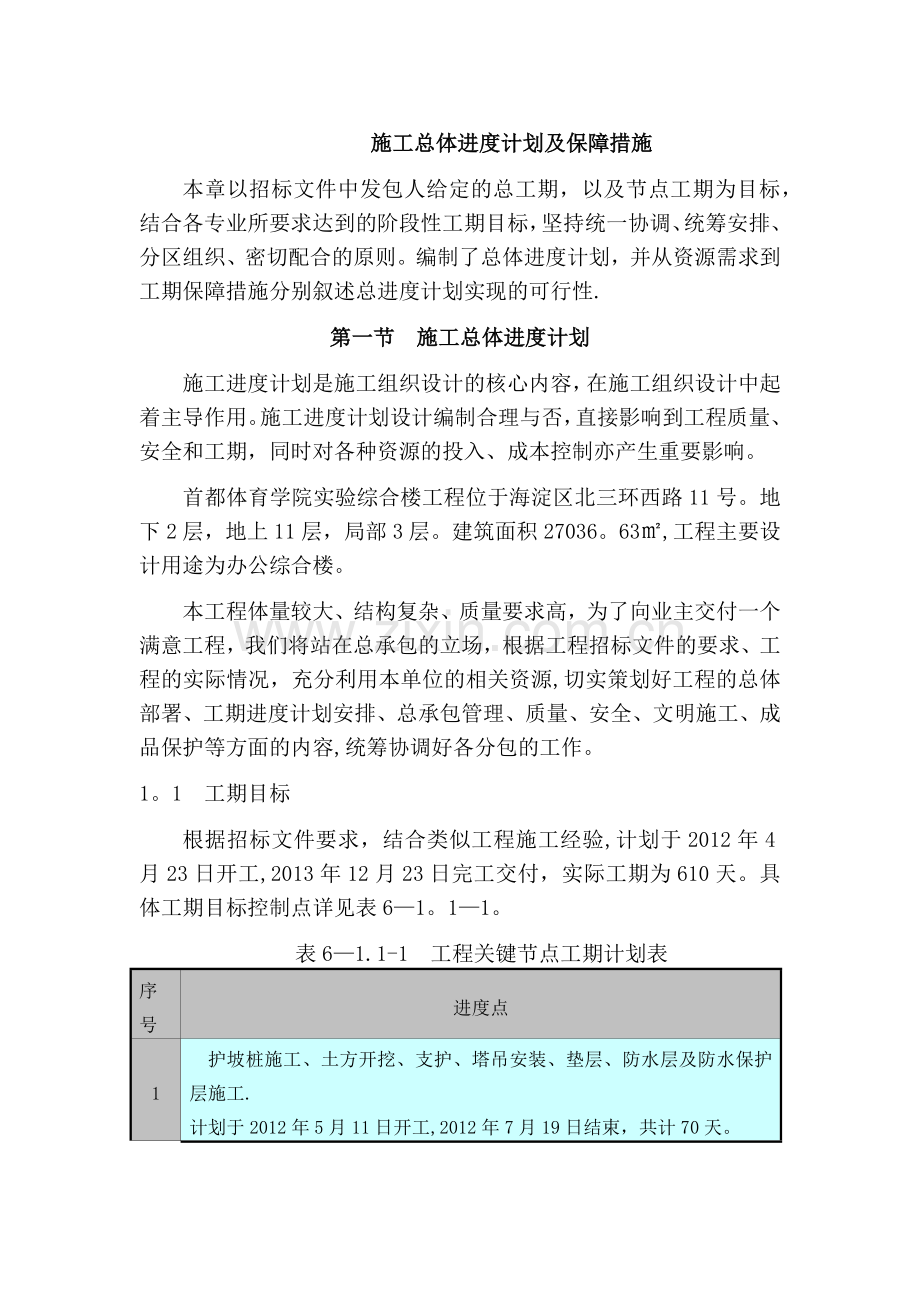 施工总进度计划保证措施.docx_第1页