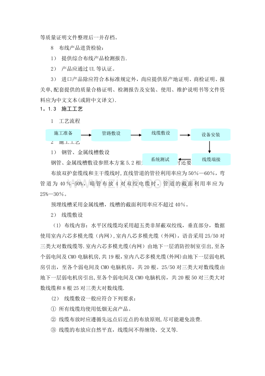 综合布线系统施工方案-投标方案.doc_第3页