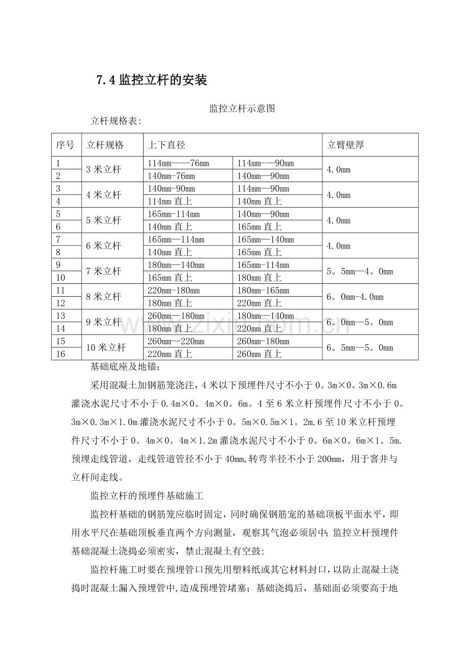 监控立杆施工.doc_第1页