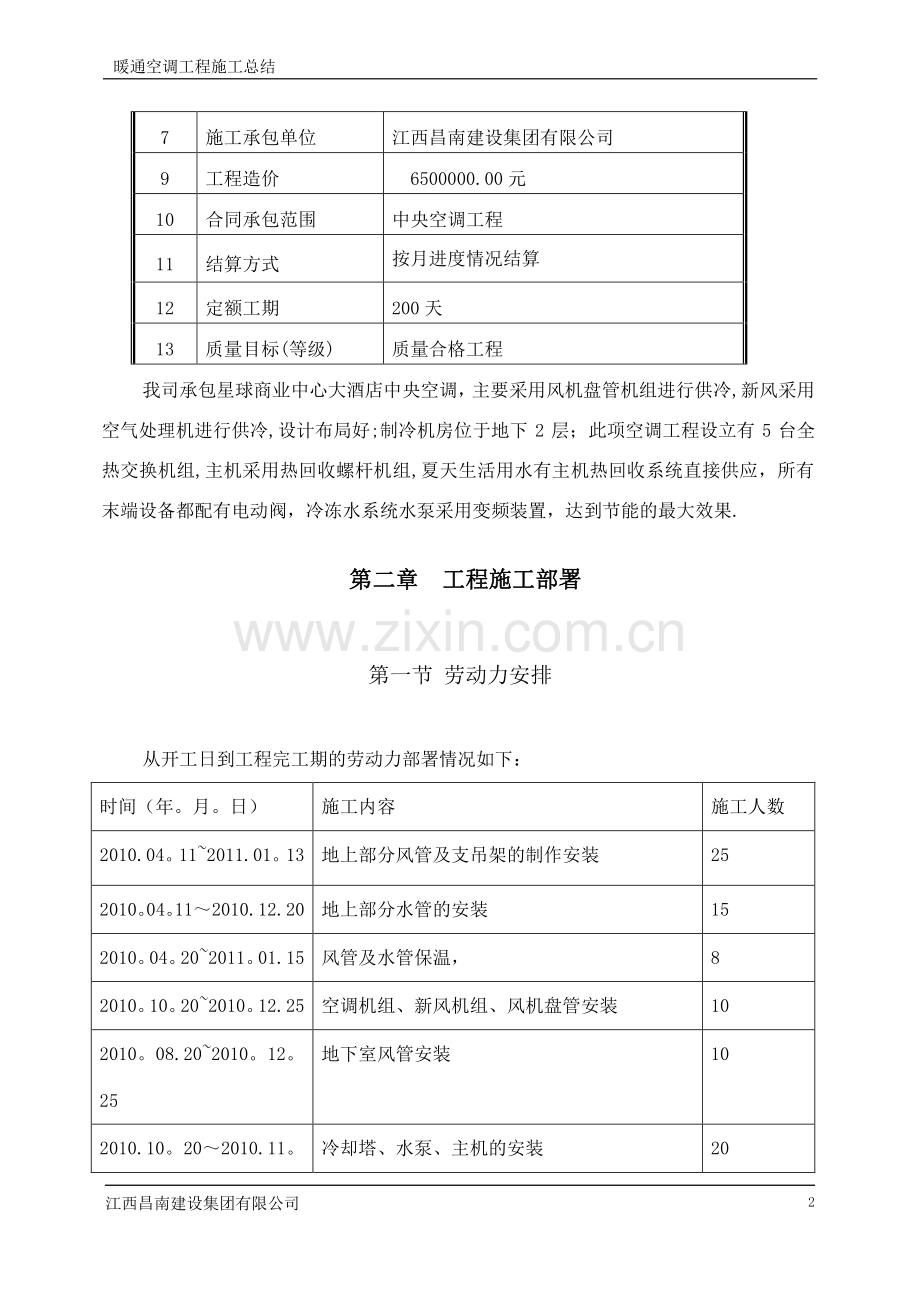 暖通空调工程施工总结(1).doc_第2页