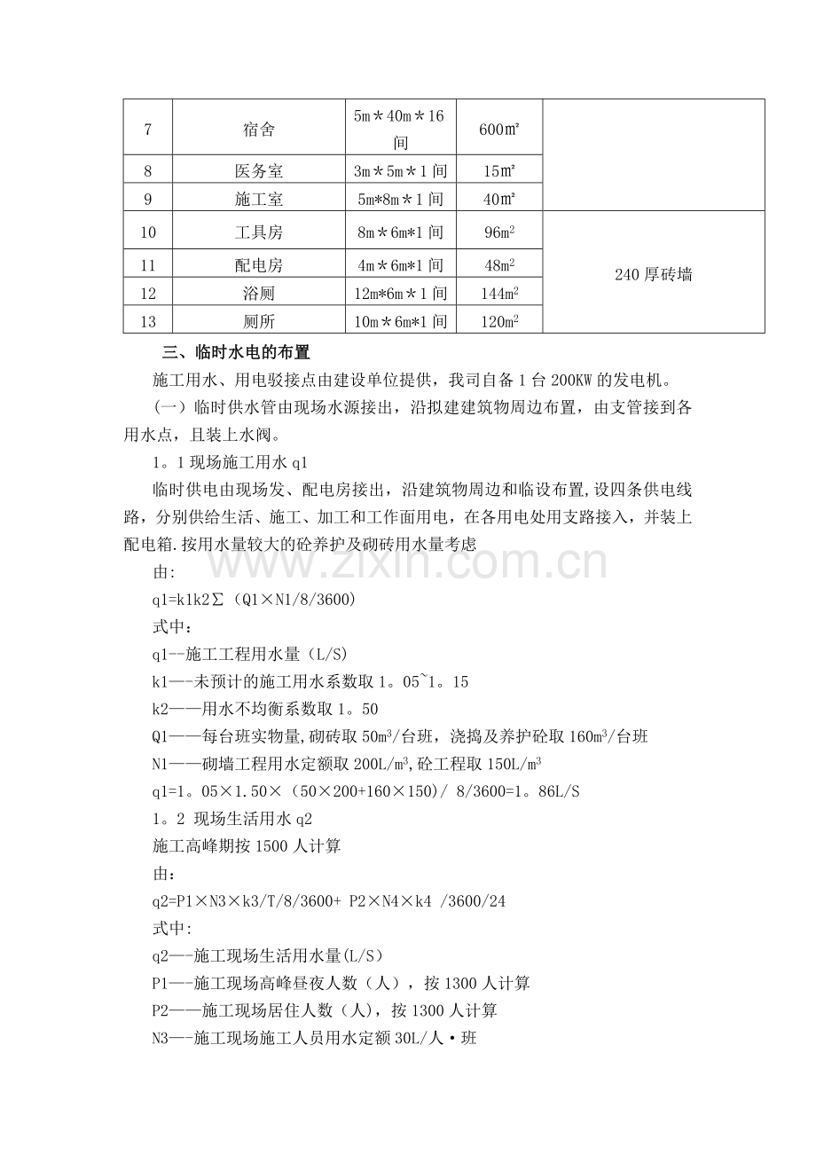 第五部分-施工现场平面布置图及施工道路平面图.doc_第2页