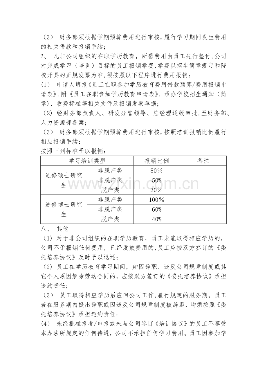 专业技术人员进修培训管理办法.docx_第3页