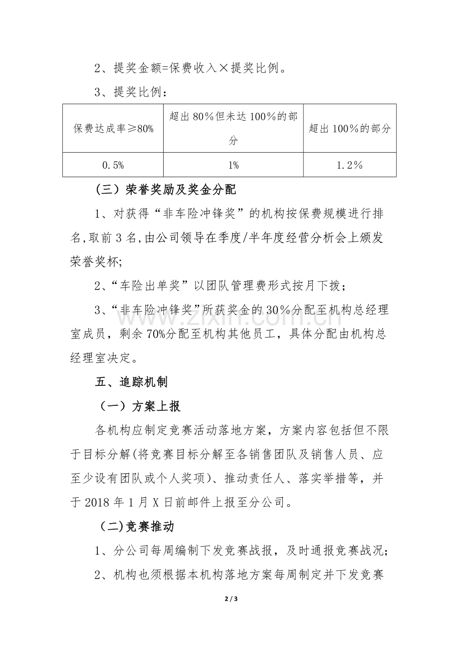 开门红业务竞赛方案2018.doc_第2页