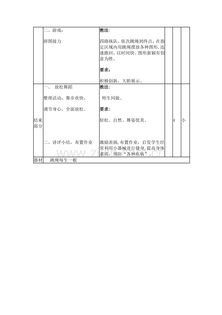 小学体育课教案-(三年级跳绳).doc_第3页