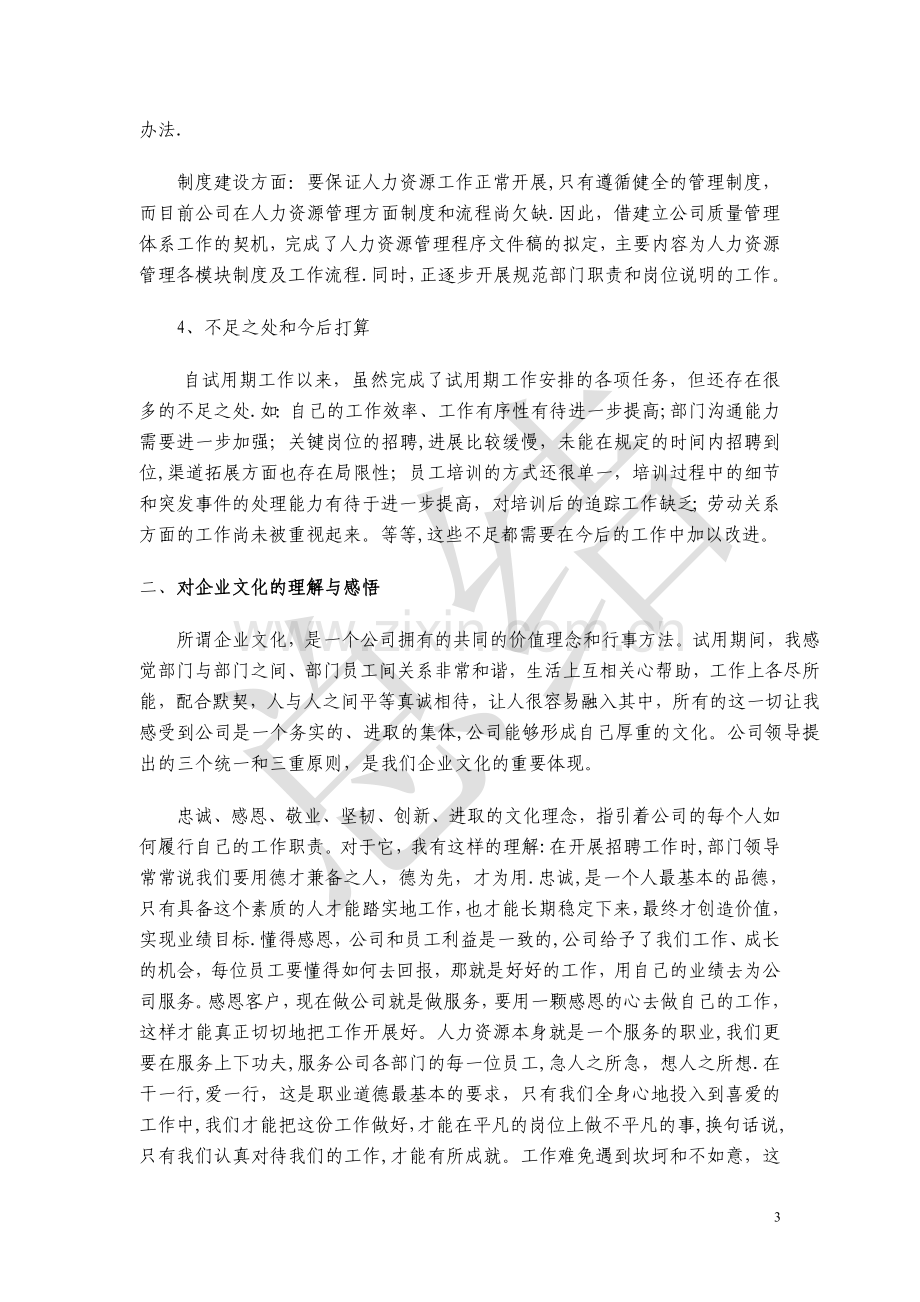 人力资源管理试用期工作总结.doc_第3页